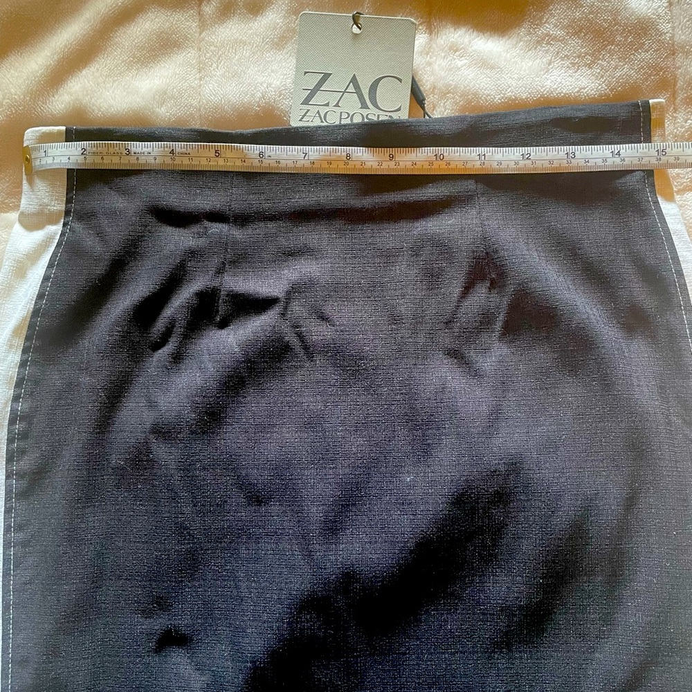 Zac Posen black knee length skirt - Picture 5 of 6
